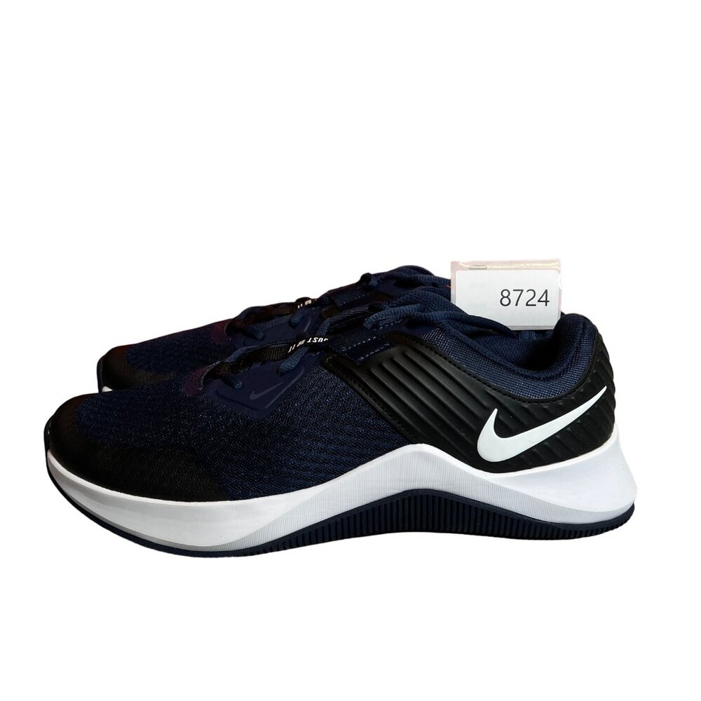 NWB NIKE Shoes Men's MC Trainer Ptl. Leather Upper Swoosh Blue Black 11BGB - Picture 11 of 11